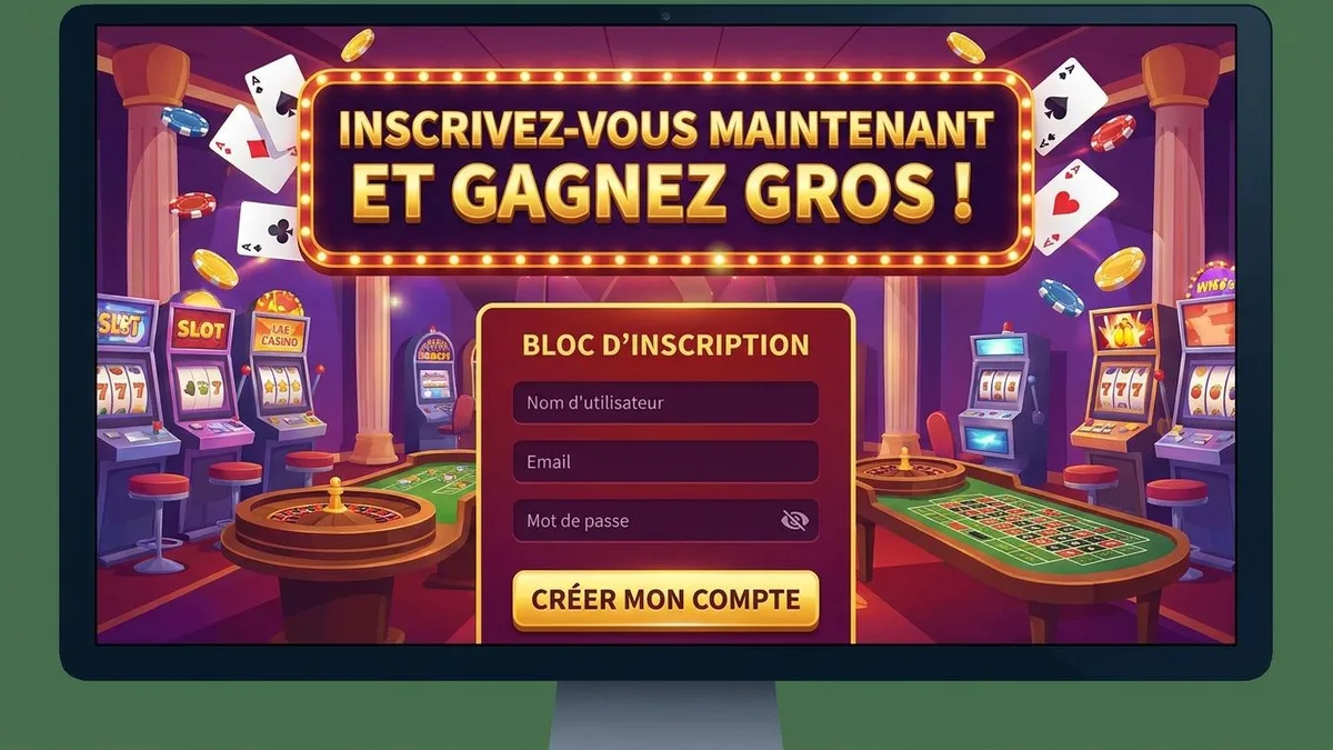 Inscription avec bonus